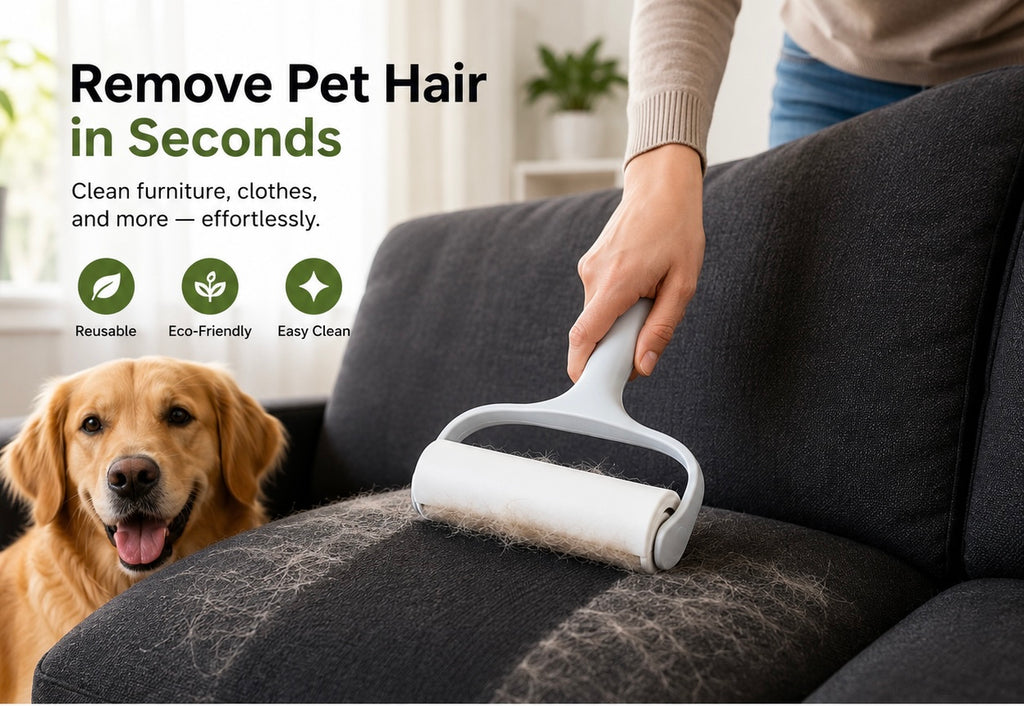 Reusable Pet Hair Remover for Furniture& Clothing